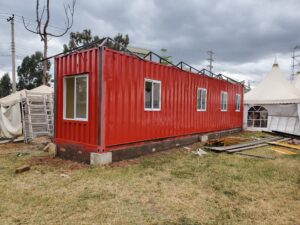 Container office exterior