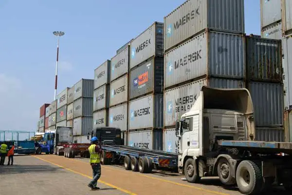 Containers in Mombasa