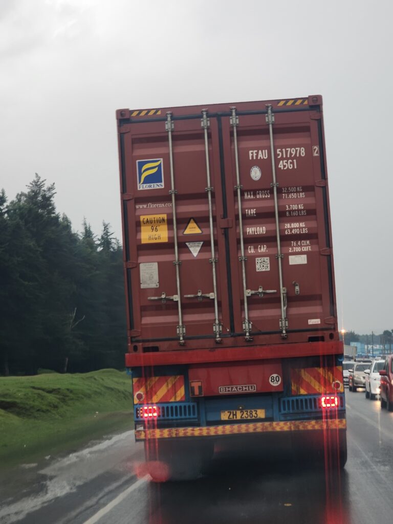 40ft container road transport